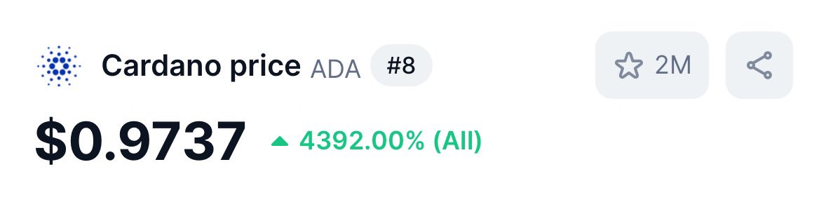 Cardano is the most overvalued asset in the world, it’s worth 43 Billions and i still don’t understand  what it’s used for.
There is no sense to make it a reserve asset, but it’s fine as long as it helps pump our altcoins