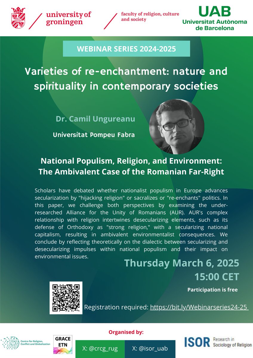 ISOR - Investigacions en Sociologia de la Religió (@isor_uab) on Twitter photo 👩🏫 Agenda ISOR per aquesta setmana!
🔵 Avui, 03/03, seminari presencial sobre ancestralitat i genètica
🟢 Dijous, 06/03, webinar sobre populismes, religió i medi ambient
📝 Informació i inscriptions <a href="/SociologiaUAB/">SociologiaUAB</a> <a href="/bibliotequesUAB/">Biblioteques UAB</a> <a href="/UABBarcelona/">Universitat Autònoma de Barcelona</a> @UAB 👇 👩🏫 Agenda ISOR per aquesta setmana!
🔵 Avui, 03/03, seminari presencial sobre ancestralitat i genètica
🟢 Dijous, 06/03, webinar sobre populismes, religió i medi ambient
📝 Informació i inscriptions <a href="/SociologiaUAB/">SociologiaUAB</a> <a href="/bibliotequesUAB/">Biblioteques UAB</a> <a href="/UABBarcelona/">Universitat Autònoma de Barcelona</a> @UAB 👇