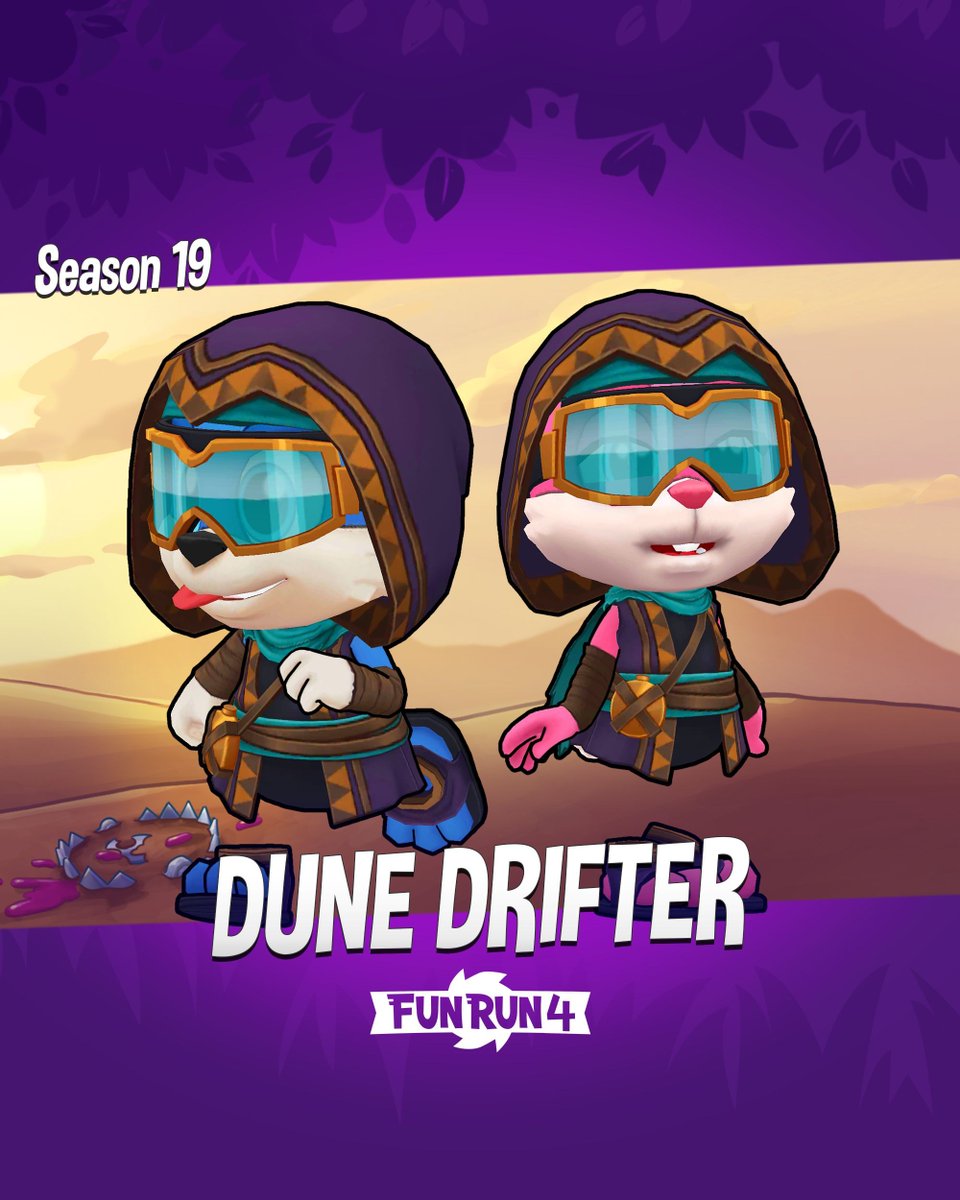 Season 19 is here and the Dune Drifter is nearing the Storm Temple.

Check out what's new in the Fun Run 4 Runner Pass!