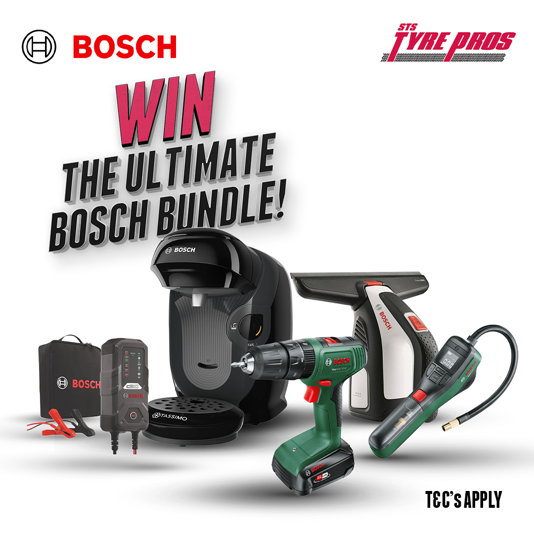 🎉Win the ULTIMATE Bosch Bundle!🎉

Here's what you could get:
🔹 1 x Easy Pump
🔹 1 x GlassVAC
🔹 1 x East Impact 18V-40
🔹 1 x Coffee Machine☕
🔹 1 x Battery Charger🔋

To enter, tag a friend in the comments below!🙌

T&amp;C's apply✨ tyrepros.co.uk/about-us/terms…