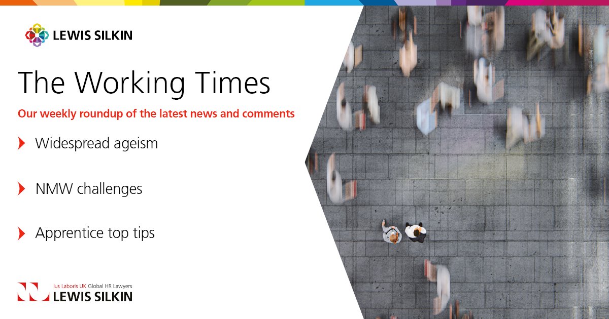 What’s new in the world of work? 🔎

In the recent Working Times: Widespread ageism, national minimum wadge, and apprentice tips. 

READ LAST WEEK’S EDITION: okt.to/4Pc0rg 

SUBSCRIBE: okt.to/GbQKjy  

 #employmentlaw #ukemplaw #hr #futureofwork #LewisSilkin