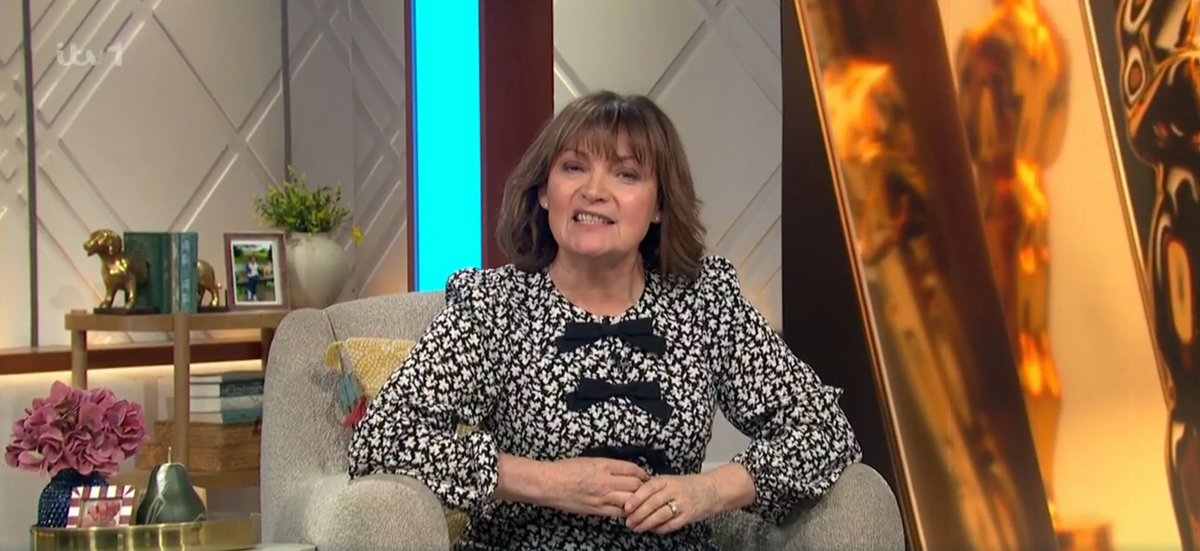Lorraine Kelly hosted her own show this morning.

Congratulations #Lorraine, you have hosted 29 out of 43 (67.4%) episodes this year.