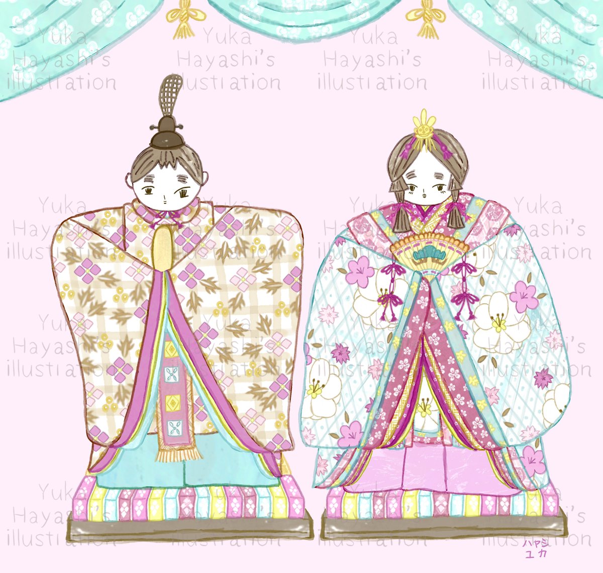 #ひなまつり  
お雛様🎎🍡🌸

My Original Illustration

 #ひな祭り  #ひなまつり2025  #Illustration  #イラストレーション