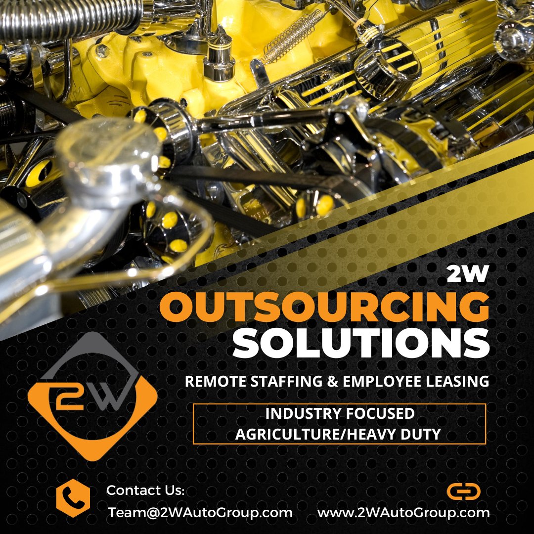 🚜🌱 Elevate Your Workforce with 2W! 🌱🚜

At 2W, we specialize in providing top-tier remote staffing solutions tailored for the agriculture and heavy-duty industries.

Let us handle your staffing needs!

<a href="/Auto_Innovate/">2W</a> <a href="/Lucas_Welk/">Lucas Welk</a>
#RemoteStaffing #AgTech #HeavyDuty