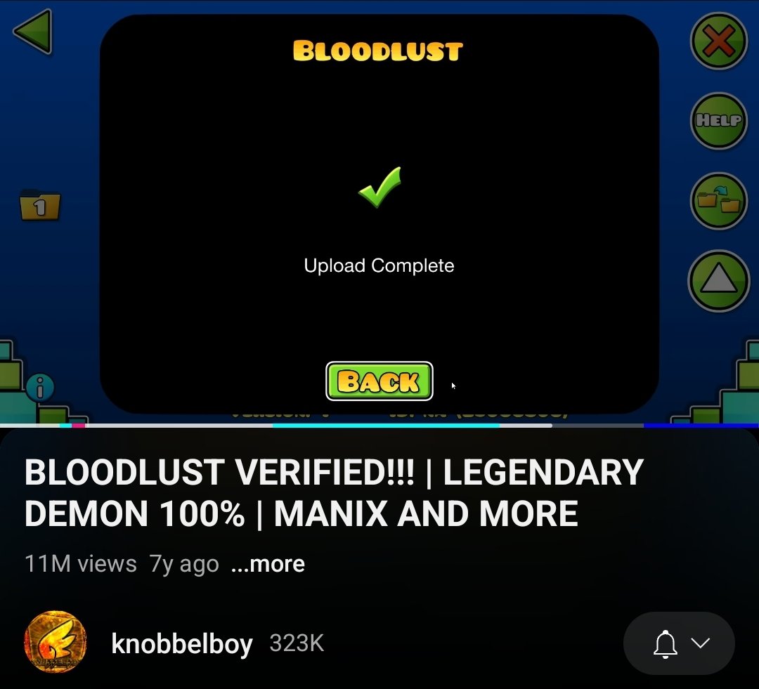 gd_temp's tweet image. I miss when verification videos included moments where they actually uploaded the level on the servers. It added so much charm to the videos but it's nowhere to be seen these days 😔