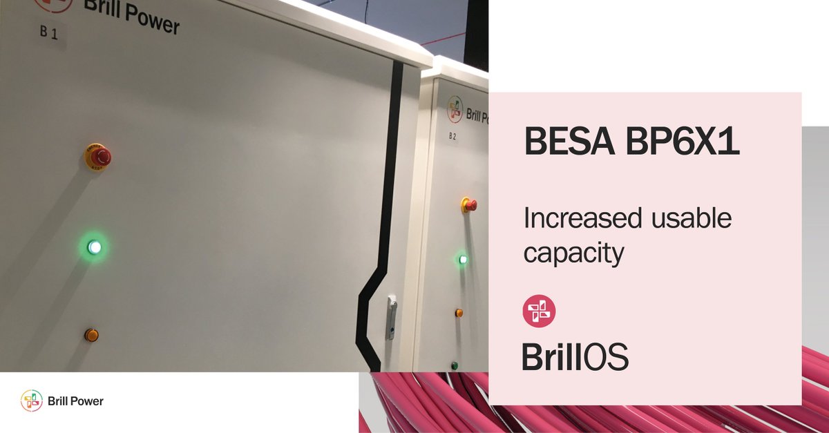 To fully unleash the potential of your energy storage operations, get our battery intelligence platform to do the work.

Our BESA product range uses advanced balancing to deliver increased usable capacity.

Want to find out more, visit  brillpower.com