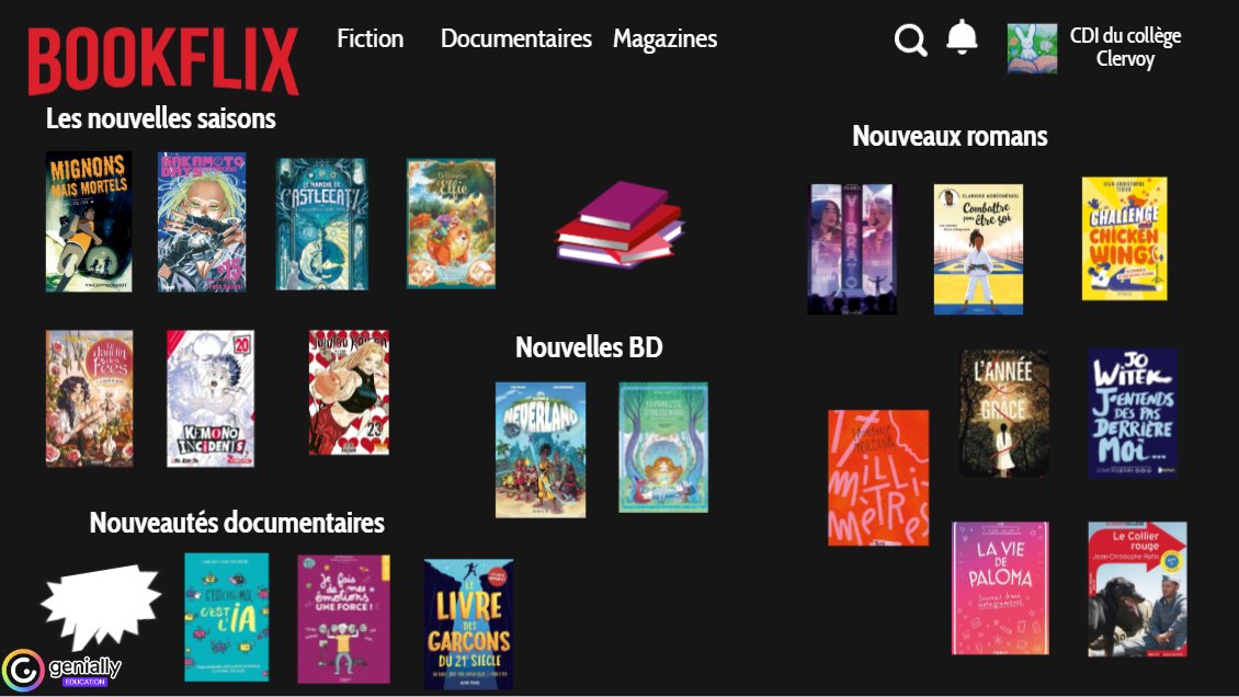 C'est la rentrée, le soleil est là 🌞, et de nouveaux livres sont arrivés au CDI. N'hésitez pas à venir les emprunter ! 📚
#cdi #lecture #Bookflix