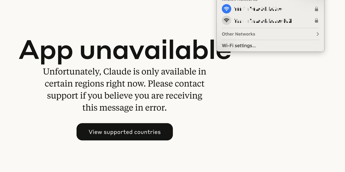 在香港,  我访问不了chatgpt和claude，用梯子也不行。

然后我默默的用电脑链接了手机大陆卡的热点，选择节点，一切舒服了。

不过这个过程貌似有点奇怪。