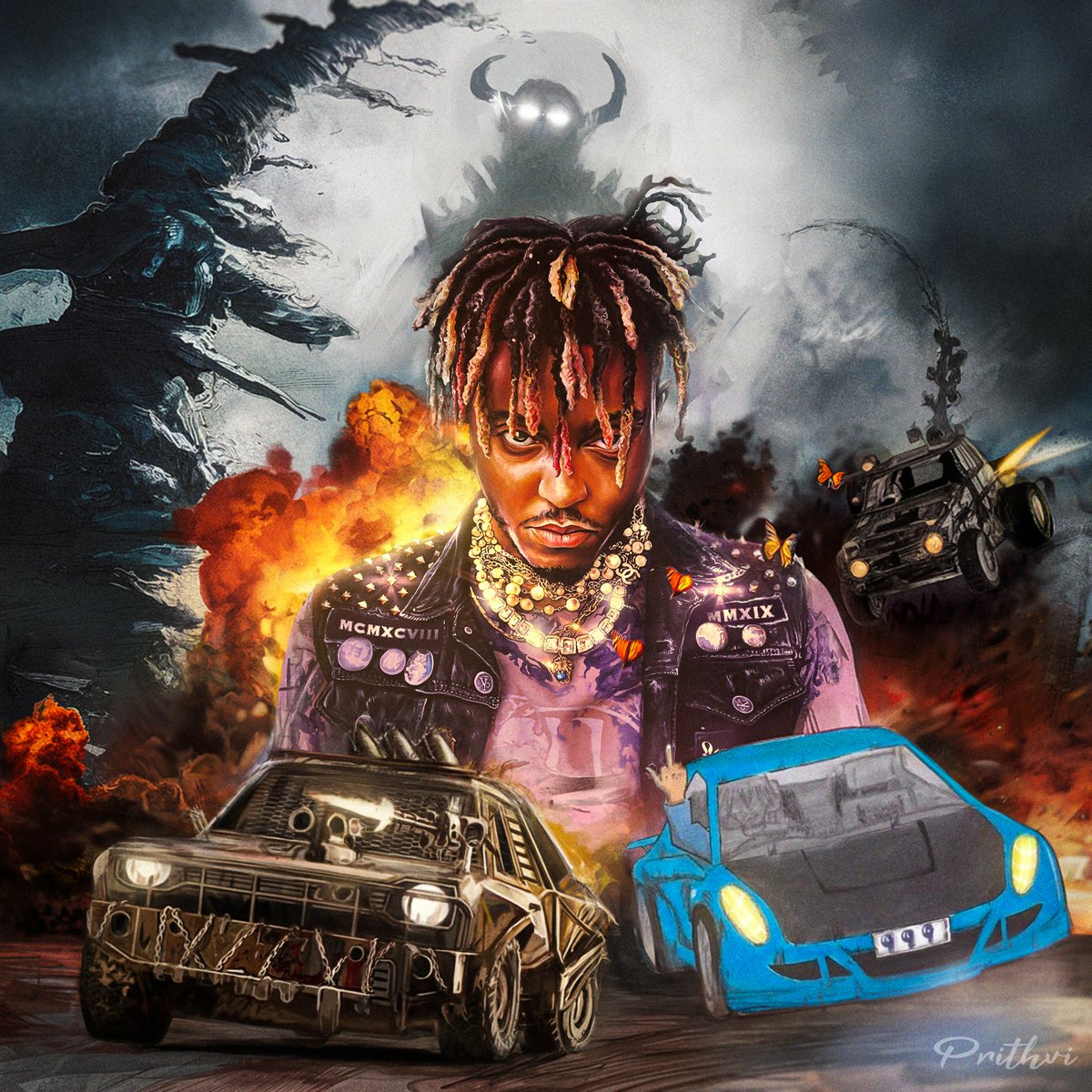 PrithviDesign's tweet image. Alt version without the TPNE planet