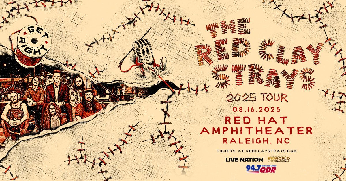 947 QDR (@947wqdr) on Twitter photo .<a href="/RedClayStrays/">The Red Clay Strays</a> #GetRightTour is coming to <a href="/RedHatAmp/">Red Hat Amphitheater</a> #Raleigh on 8/16! Tickets on sale this Friday 3/7 at 10 am here: bit.ly/4hb8ZZM .<a href="/RedClayStrays/">The Red Clay Strays</a> #GetRightTour is coming to <a href="/RedHatAmp/">Red Hat Amphitheater</a> #Raleigh on 8/16! Tickets on sale this Friday 3/7 at 10 am here: bit.ly/4hb8ZZM