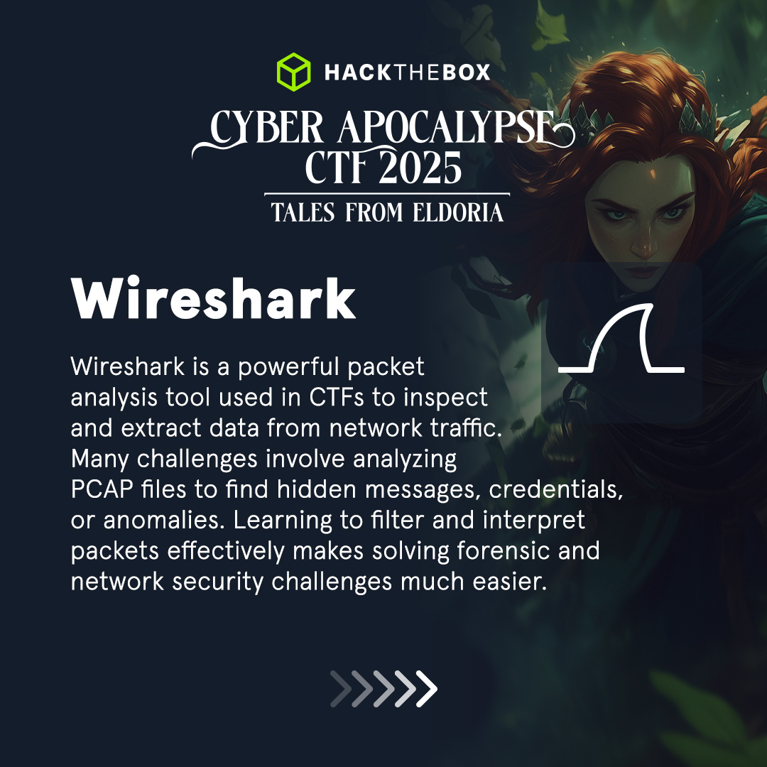 hackthebox_eu's tweet image. Tools? Check ✅
Here are 4 #cybersecurity programs to learn about before jumping into your first #CaptureTheFlag competition. Ready for the real challenge? Sign up for Cyber Apocalypse 2025, open to all skill levels: okt.to/yPGX4S

#HackTheBox #HTB #InformationSecurity…