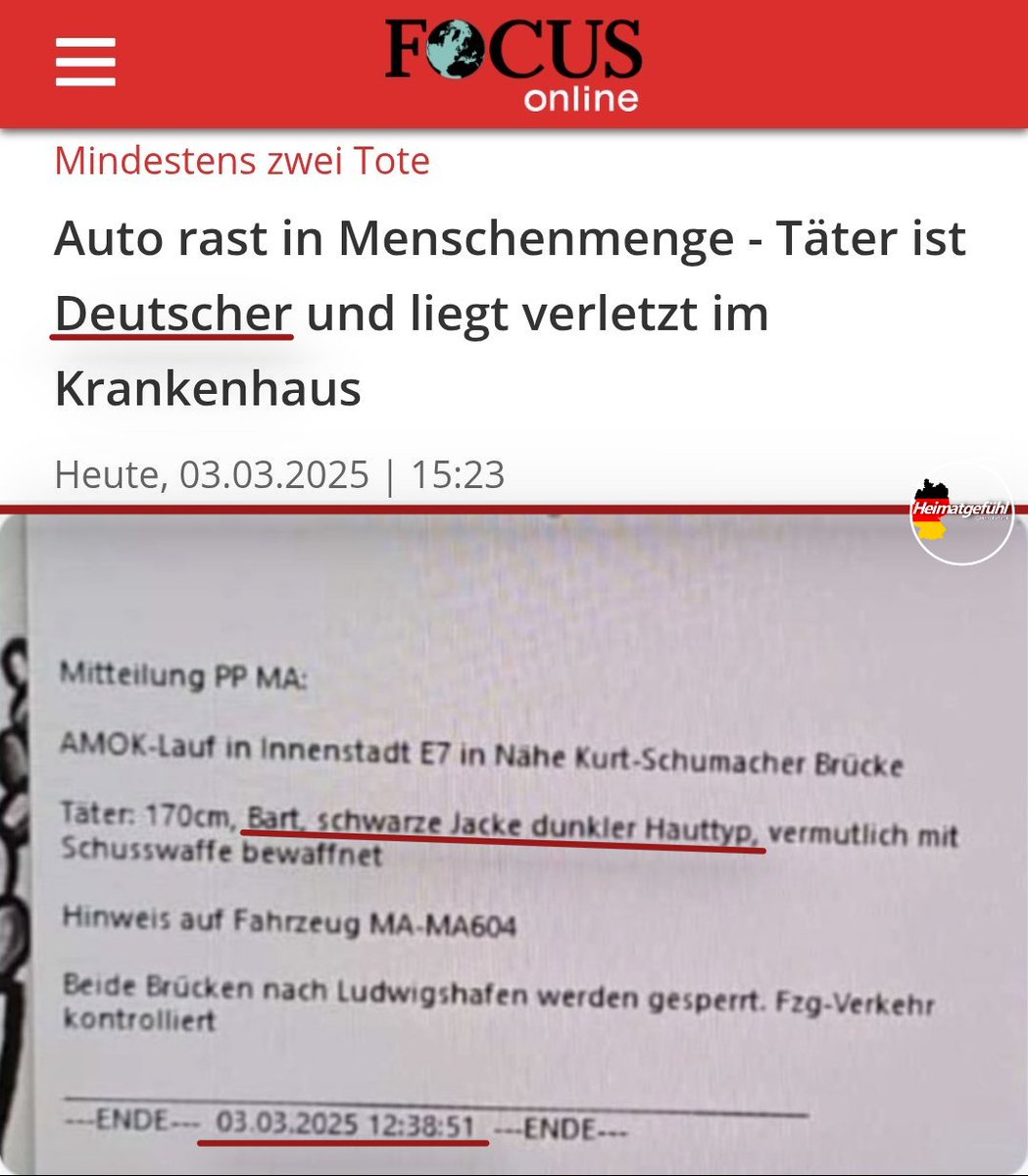 Das muss wieder so ein Spezial-Deutscher sein.
Ich bin auf seinen Namen gespannt.

#Mannheim