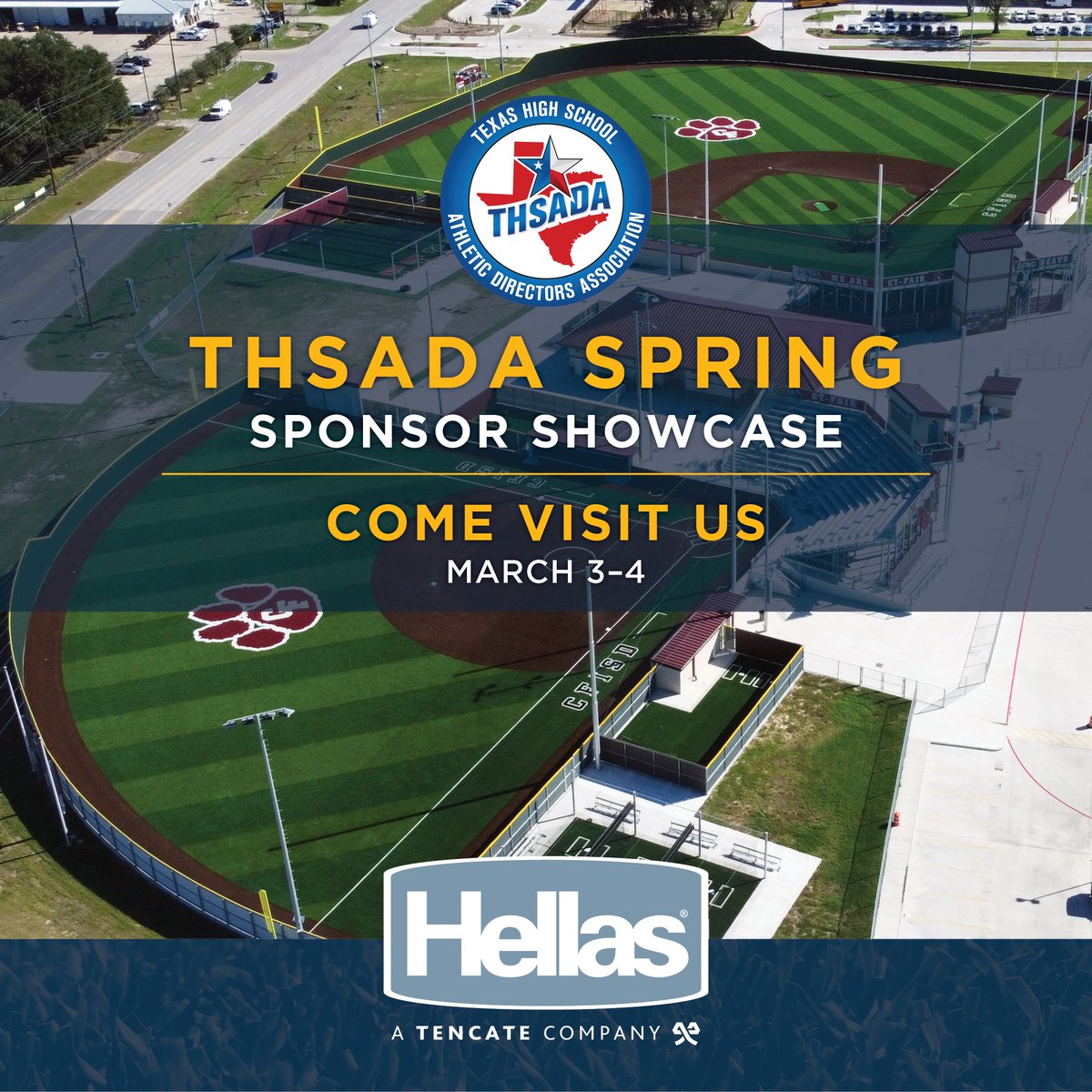 Live from Lake Conroe! 

Hellas is proud to be one of the longest-standing sponsors of <a href="/OfficialTHSADA/">THSADA</a> and a partner in shaping the future of high school sports. Excited to be at the 5th Annual Spring Sponsor Showcase—if you're here, stop by and see us!