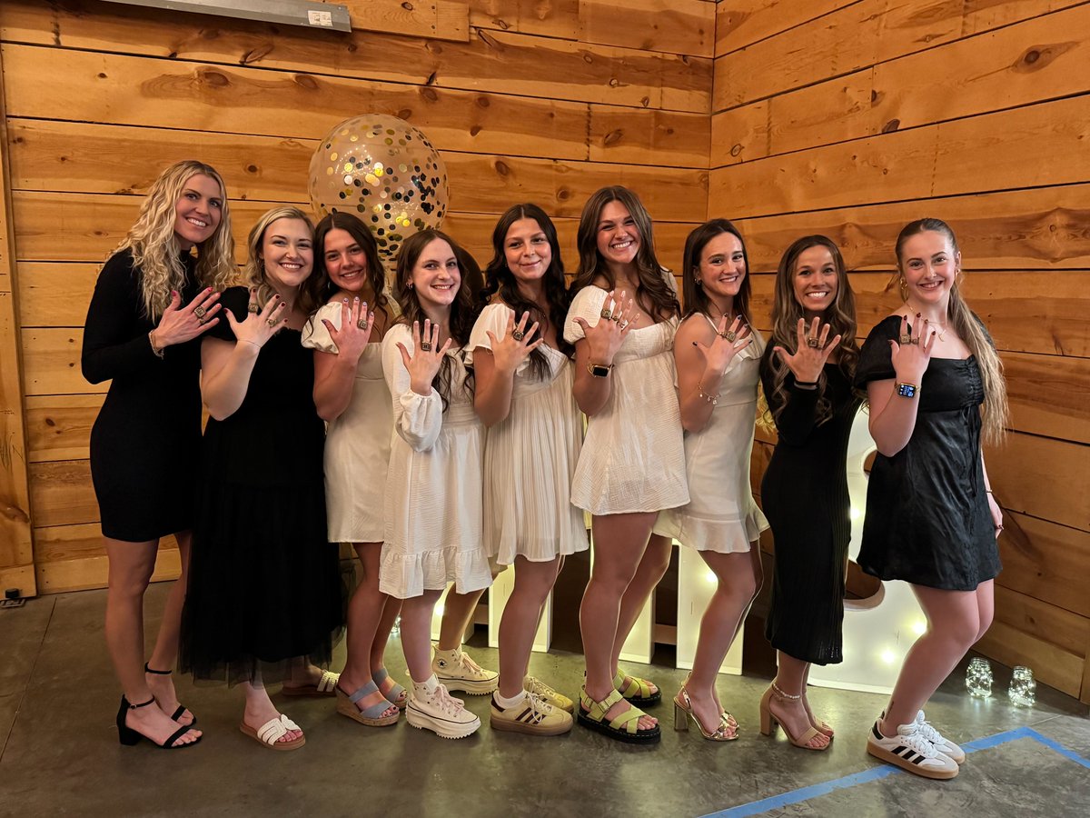 We got the gang back together one last time to celebrate the 2024 STATE CHAMPIONS 💍