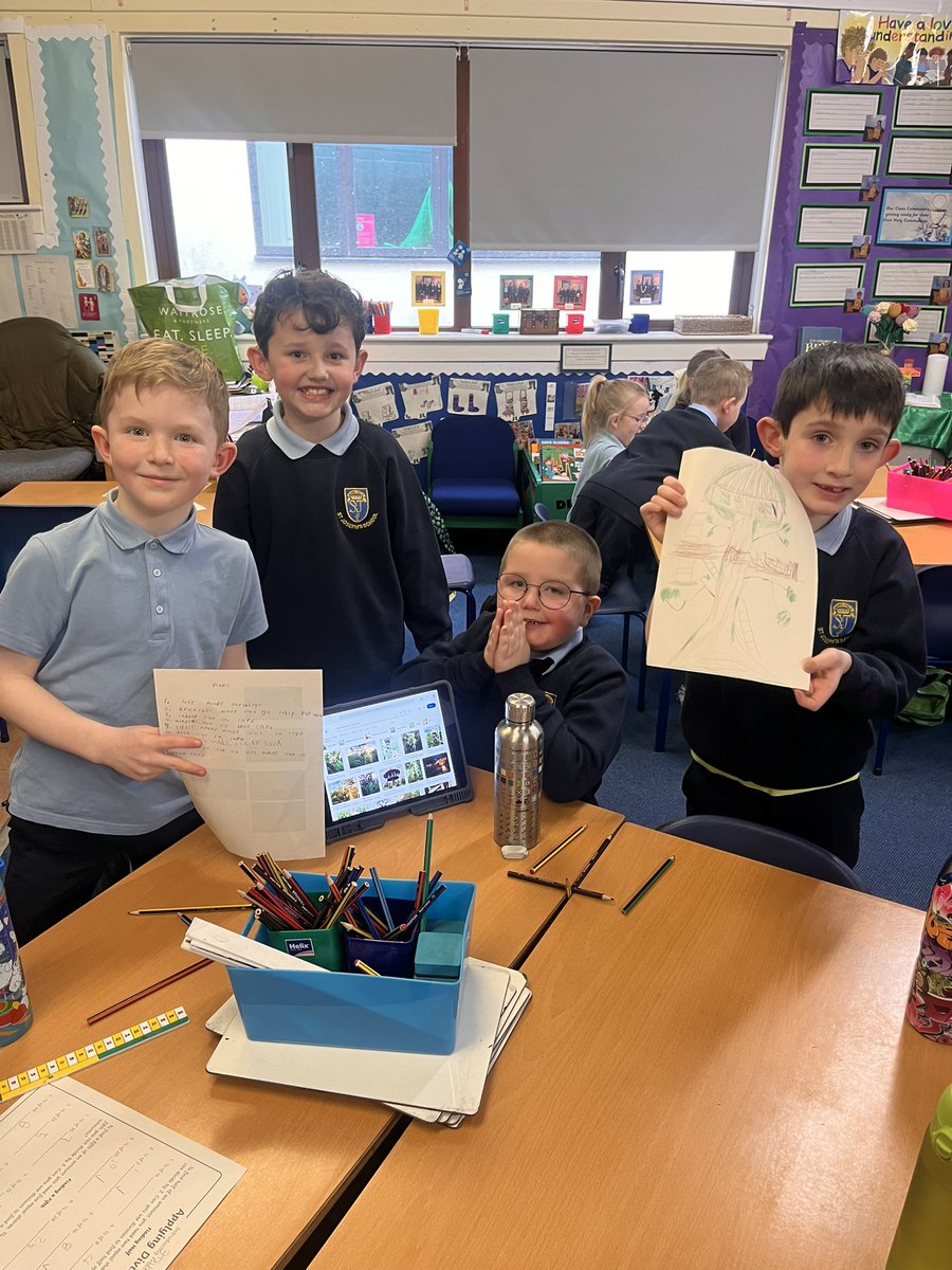 This afternoon we worked collaboratively to plan a model of a house in a different climate. We are thinking creatively of ways to make these models. Watch this space. <a href="/MrsDandMrsG/">Primary 4/3 with Mrs D & Mrs G</a> #thesthorsstory