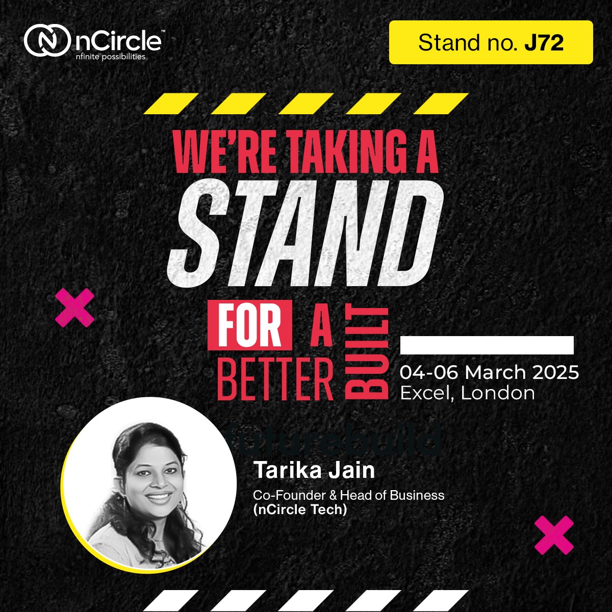 For nCircle Tech, AEC industry events are all about new ideas, meaningful connections. That’s the primary reason our team is looking forward to Futurebuild 2025! 🚀

The last chance to grab your tickets register.visitcloud.com/survey/2kghie2…

4th–6th March 2025 at Stand no. J72, ExCel, London
