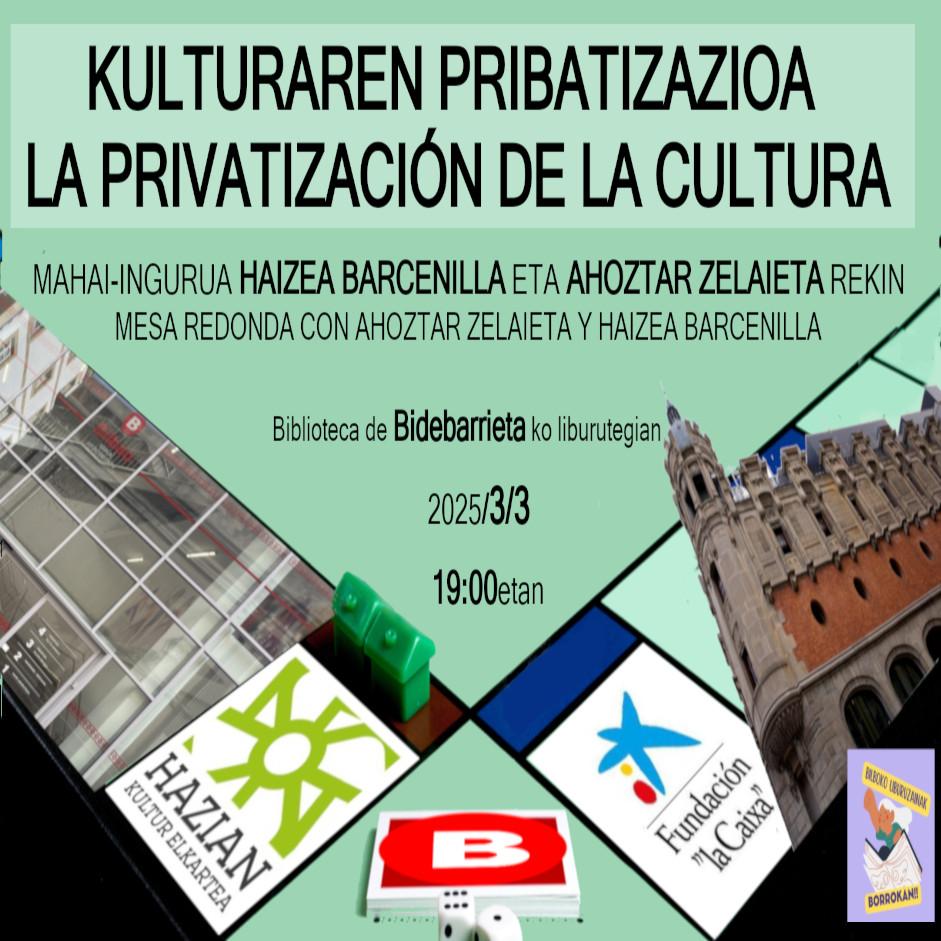 Zer gertatzen ari da Bilbon?
Ez galdu, oso interesgarria izango da
¿Qué está pasando en Bilbao? No te lo pierdas, va a ser muy interesante