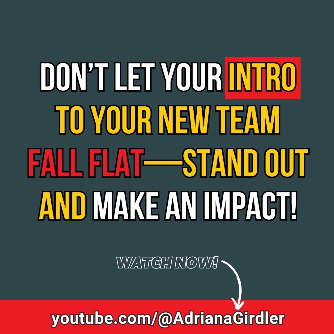 Your first virtual impression can set the tone for trust, collaboration, and leadership success. 🎥 In my latest video, I share tips on professional introductions, building connections, and setting up for success on Zoom or Teams— 👉 youtu.be/QfYqXwsDpCQ