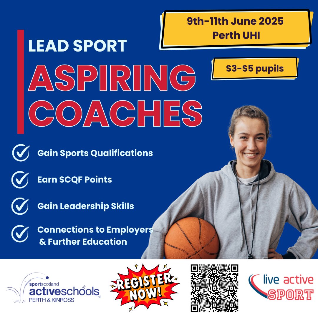 P&K Active Schools (@activeschoolspk) on Twitter photo 📣 Aspiring Coaches 2025
⭐️ Join our exciting sports leadership & coaching programme!
Register 👉tinyurl.com/2kmsn5fz
<a href="/BerthaParkPE/">Bertha Park PE ⚽️🏀⭐️</a> <a href="/BerthaParkHigh/">Bertha Park High School</a> <a href="/parentangleBPHS/">Bertha Park Parent Angle</a> <a href="/DywPark/">BerthaParkDYW</a> <a href="/BerthaParkGuide/">Bertha Park Guidance</a> 📣 Aspiring Coaches 2025
⭐️ Join our exciting sports leadership & coaching programme!
Register 👉tinyurl.com/2kmsn5fz
<a href="/BerthaParkPE/">Bertha Park PE ⚽️🏀⭐️</a> <a href="/BerthaParkHigh/">Bertha Park High School</a> <a href="/parentangleBPHS/">Bertha Park Parent Angle</a> <a href="/DywPark/">BerthaParkDYW</a> <a href="/BerthaParkGuide/">Bertha Park Guidance</a>