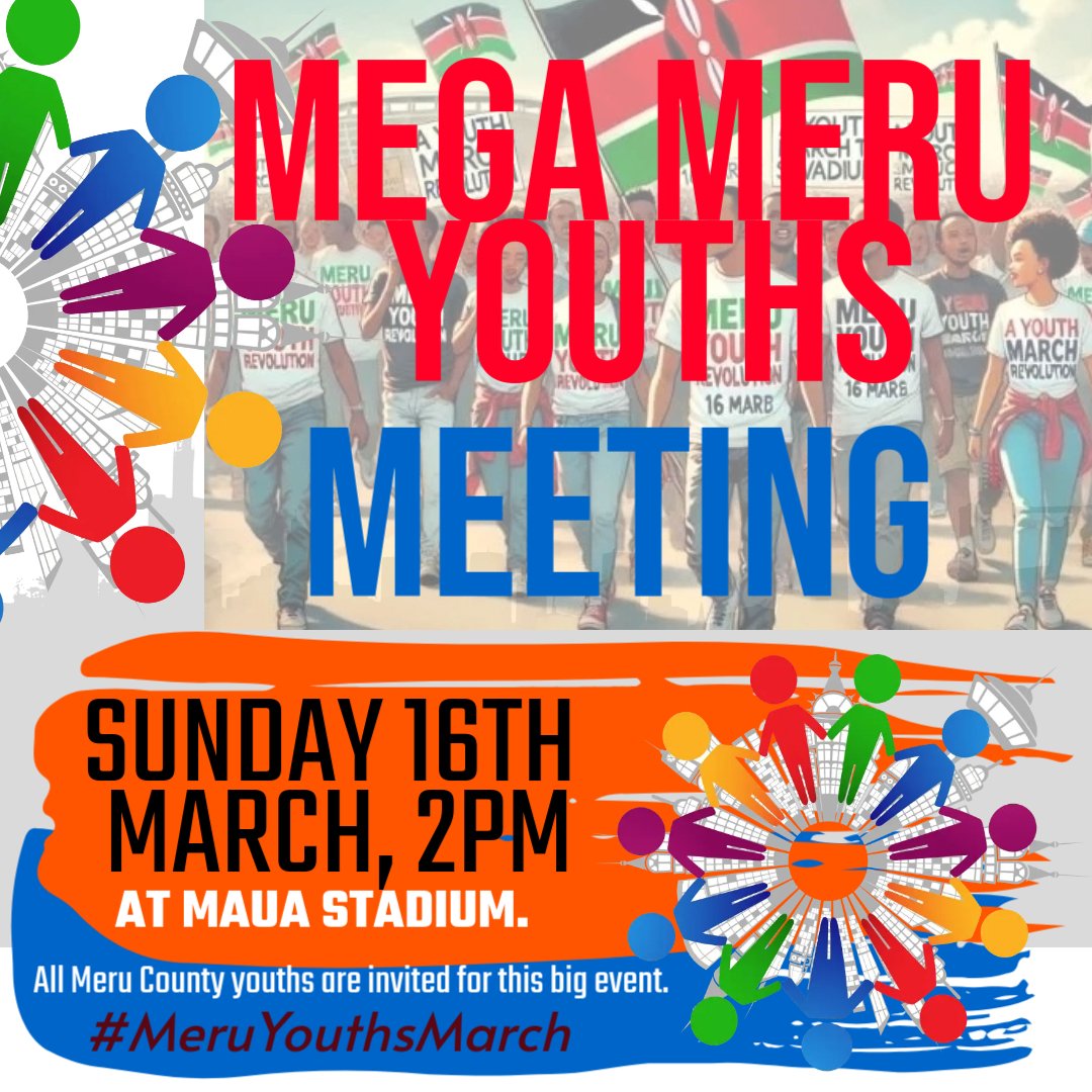 Meru_Jargon's tweet image. This will be a redefining moment for the youths of Meru county. 
#MeruYouthsMarch
#16th
