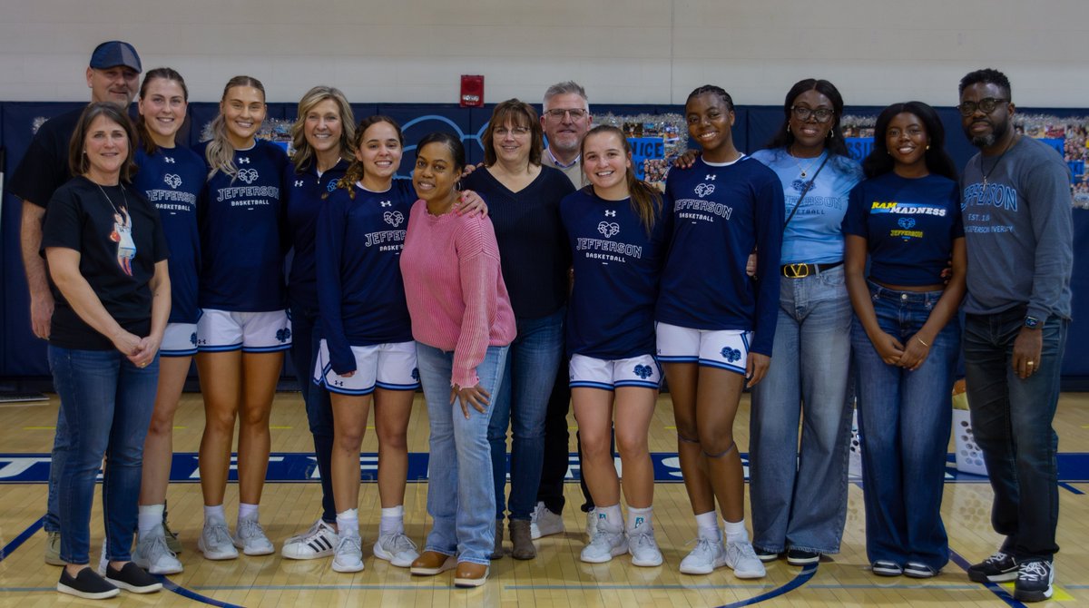 Jefferson Rams π (@jeffersonrams) on Twitter photo As we get set for the basketball tournament this week, we wanted to thank everyone who came out to support our <a href="/Jefferson_WBB/">Jefferson Women's Basketball</a> and <a href="/JeffersonU_MBB/">JeffersonU_MBB_</a> players on their Senior Day!
Go Rams!
πΈ: Oyindamola Songonuga As we get set for the basketball tournament this week, we wanted to thank everyone who came out to support our <a href="/Jefferson_WBB/">Jefferson Women's Basketball</a> and <a href="/JeffersonU_MBB/">JeffersonU_MBB_</a> players on their Senior Day!
Go Rams!
πΈ: Oyindamola Songonuga