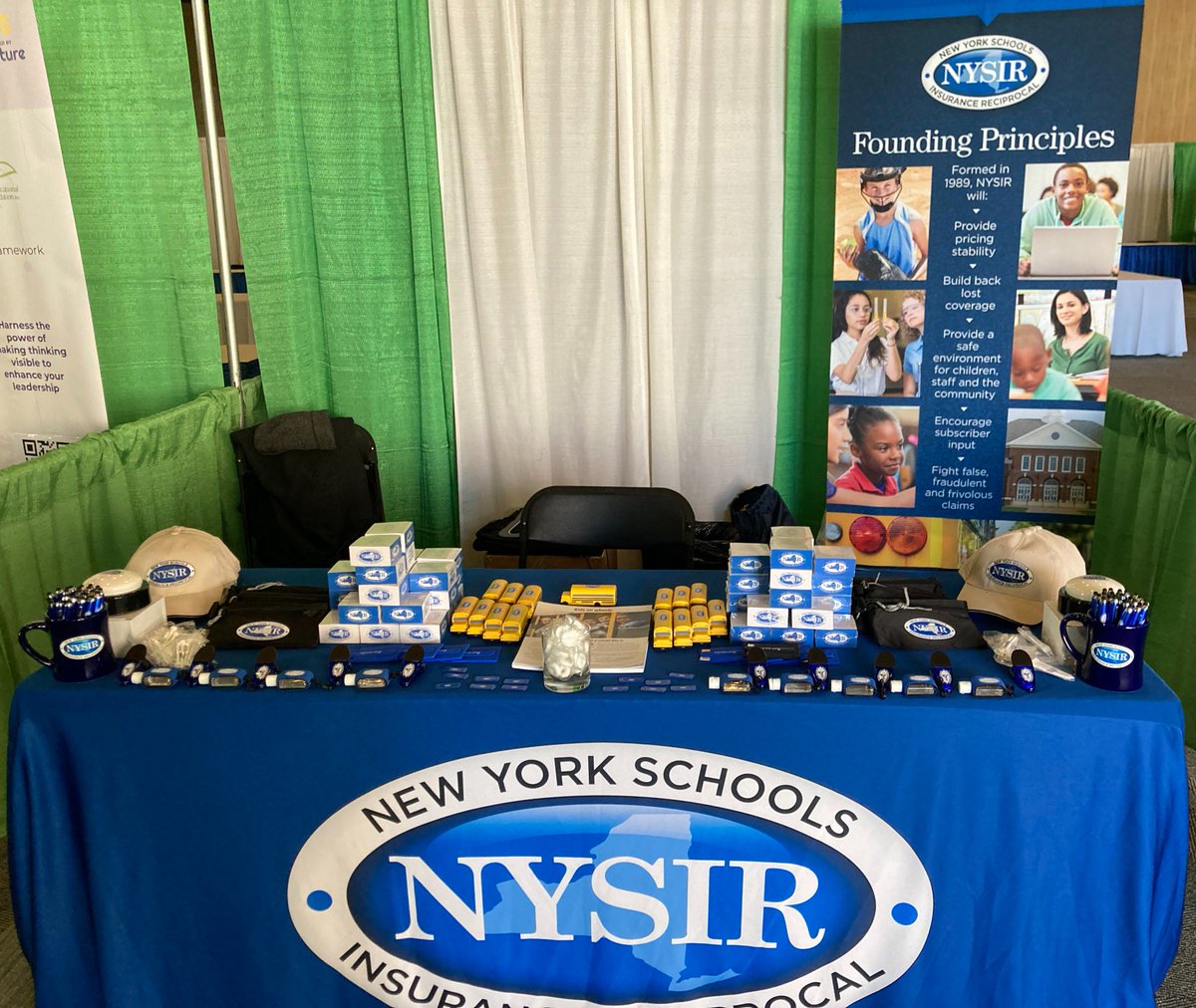 We're all stocked up with goodies and ready for the <a href="/NYSchoolSupts/">NYSCOSS</a> Winter Institute in Albany today and tomorrow. Are you attending this year? Stop by our table. We'd love to talk to you! <a href="/ChafeeNysir/">@NYSIR-Chafee</a> .