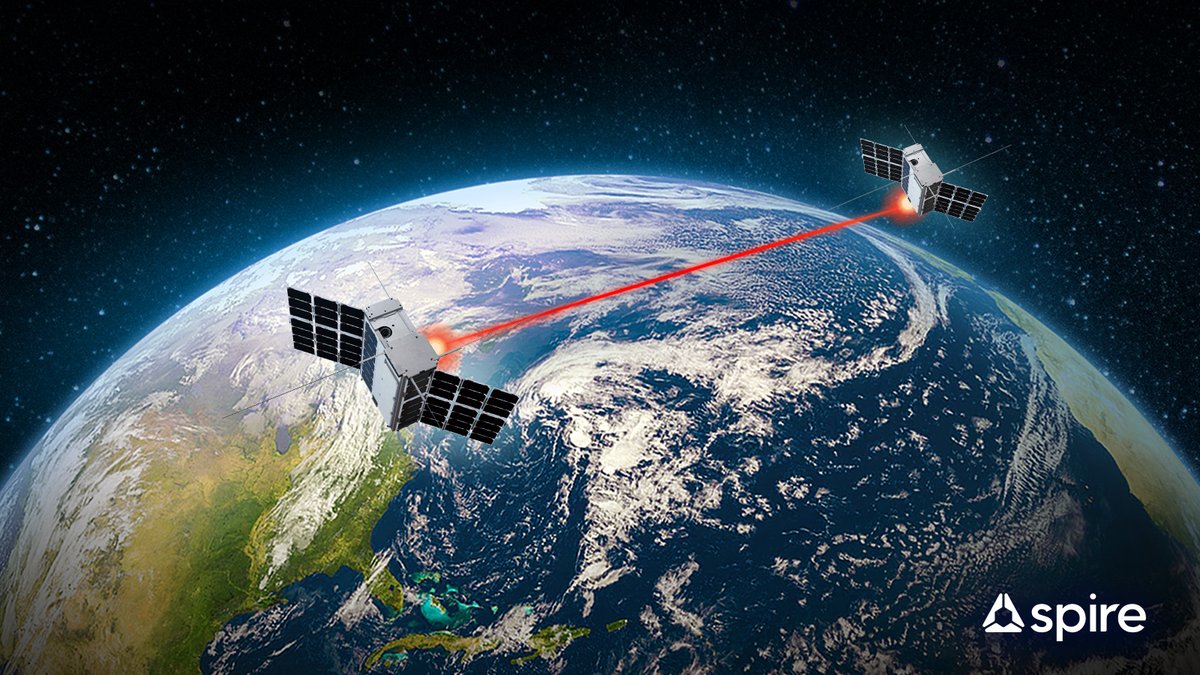 Spire's latest advancement: Two-way laser communication in space. This breakthrough allows satellites to communicate over distances as large as New York to London, all from a payload as small as a tissue box.

The result? Faster, more secure data transmission.