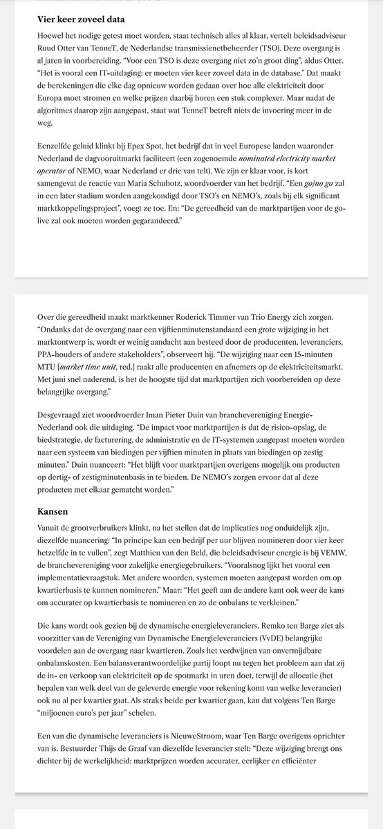 klwinkel's tweet image. Binnenkort dynamische stroomprijs op kwartierbasis? #DAH ##Dynamisch #energietarieven