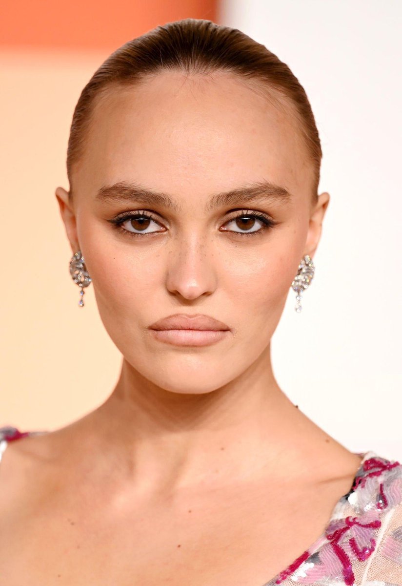 Lily-Rose attends the 2025 Vanity Fair Oscars party in Beverly