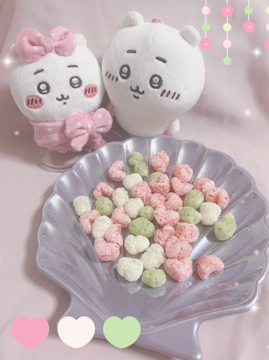 あっという間に気づいたら
ひな祭りの時期に😳

開けてみたらひなあられハートになってました🫶