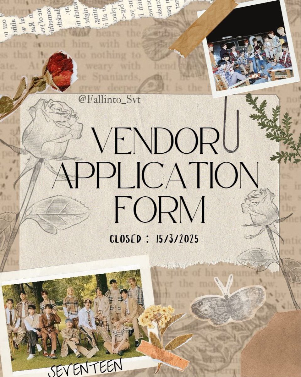 Fallinto_SVT's tweet image. 𝑽𝒆𝒏𝒅𝒐𝒓 𝒇𝒐𝒓𝒎 𝒊𝒔 𝒐𝒑𝒆𝒏 𝑵𝒐𝒘 🔛 

ღ𝐿𝑖𝑚𝑖𝑡𝑒𝑑 𝑠𝑙𝑜𝑡 𝑎𝑟𝑒 𝑎𝑣𝑎𝑙𝑖𝑏𝑙𝑒 𝑜𝑛𝑙𝑦 𝐶𝑜𝑚𝑒 𝑗𝑜𝑖𝑛 𝑢𝑠 ♡︎♫                 

forms.gle/9weYrpBBYuwcqr…

X/Xhs：Fallinto_SVT