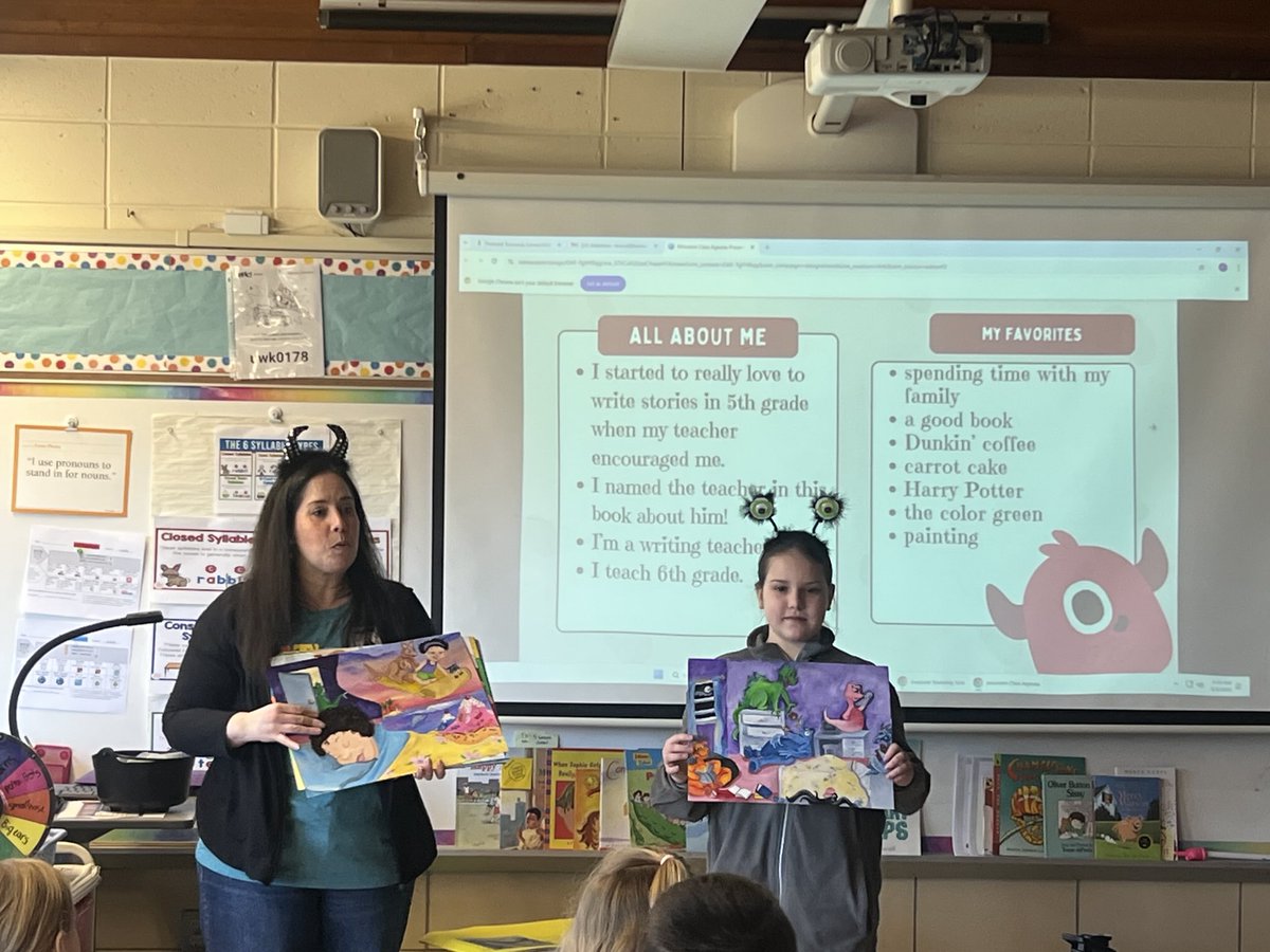 Dina Atkinson (@jjcatkinson) on Twitter photo Kicking off RAA week with a JJC parent author & illustrator! Thank you for sharing your book 📕 Monsters 👿 on My Mind with us! <a href="/CatenaColts/">@Catenacolts</a> Kicking off RAA week with a JJC parent author & illustrator! Thank you for sharing your book 📕 Monsters 👿 on My Mind with us! <a href="/CatenaColts/">@Catenacolts</a>