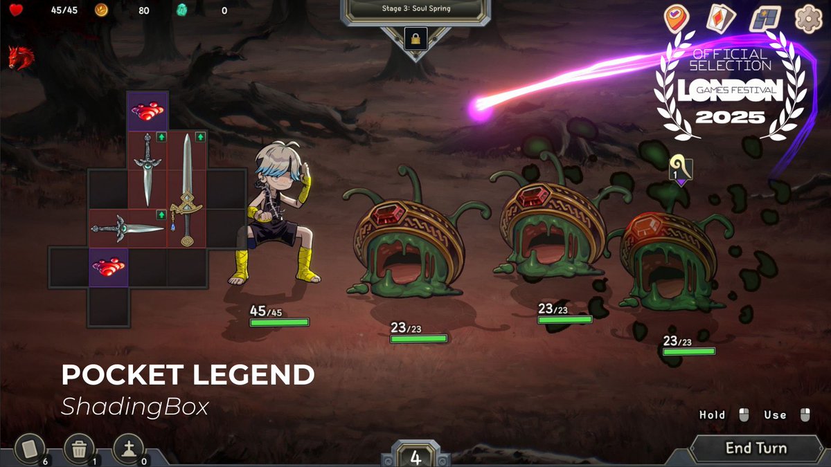 London Games Festival (@londongamesfest) on Twitter photo 🧞♂️Pocket Legend - <a href="/ShadingBox/">Pocket Legend | Steam Demo available!</a>
A roguelike deck-builder, control a hero in a world of legendary weapons. Strategically arrange items, create powerful card combinations, and uncover the fate of Lumensia’s dark forces!
#LGF25 #OfficialSelection 🧞♂️Pocket Legend - <a href="/ShadingBox/">Pocket Legend | Steam Demo available!</a>
A roguelike deck-builder, control a hero in a world of legendary weapons. Strategically arrange items, create powerful card combinations, and uncover the fate of Lumensia’s dark forces!
#LGF25 #OfficialSelection