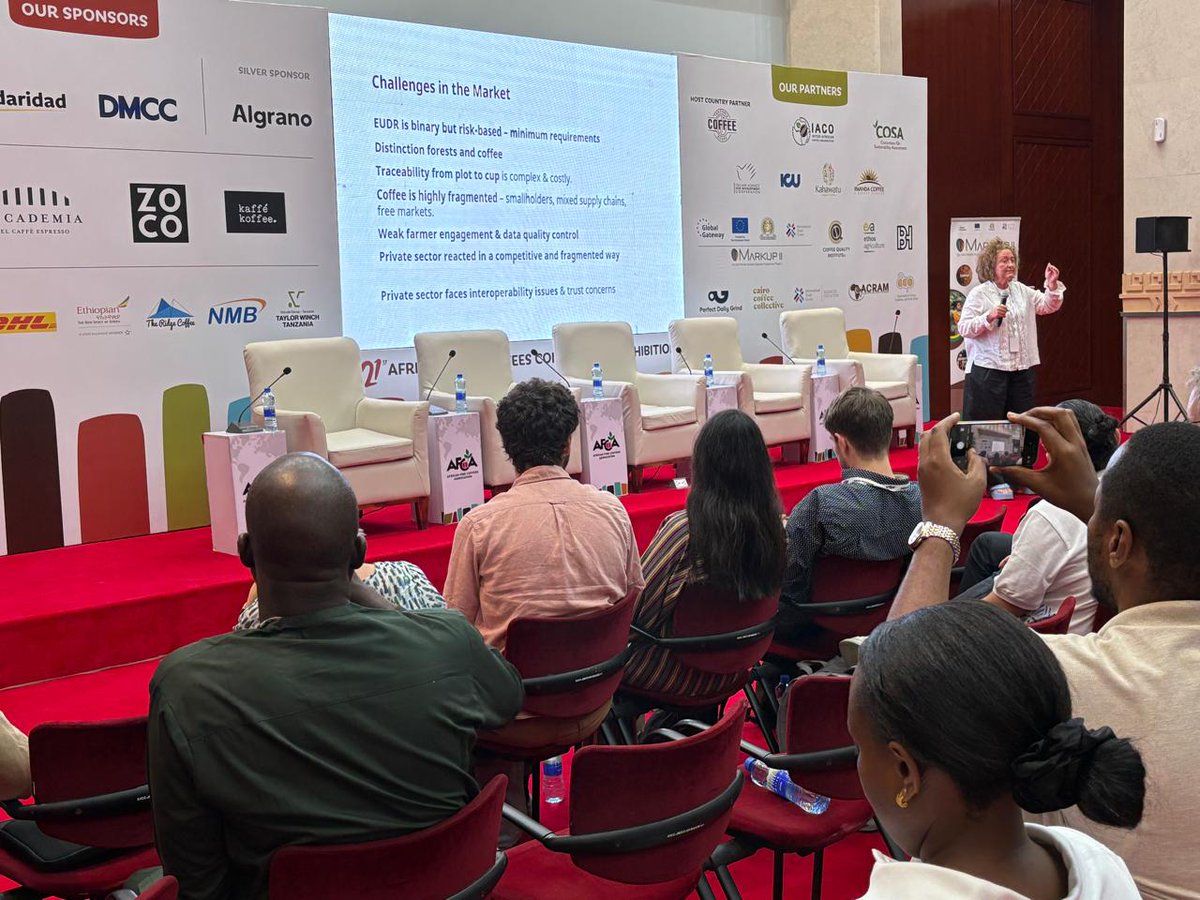 ICOCoffeeOrg's tweet image. From 26 to 28 February, our Executive Director, Vanusia Nogueira , and our incoming Head of Operations, Hannelore Beerlandt , attended the 21st African Fine Coffees Conference & Exhibition in Dar es Salaam (African Fine Coffees Association (AFCA)