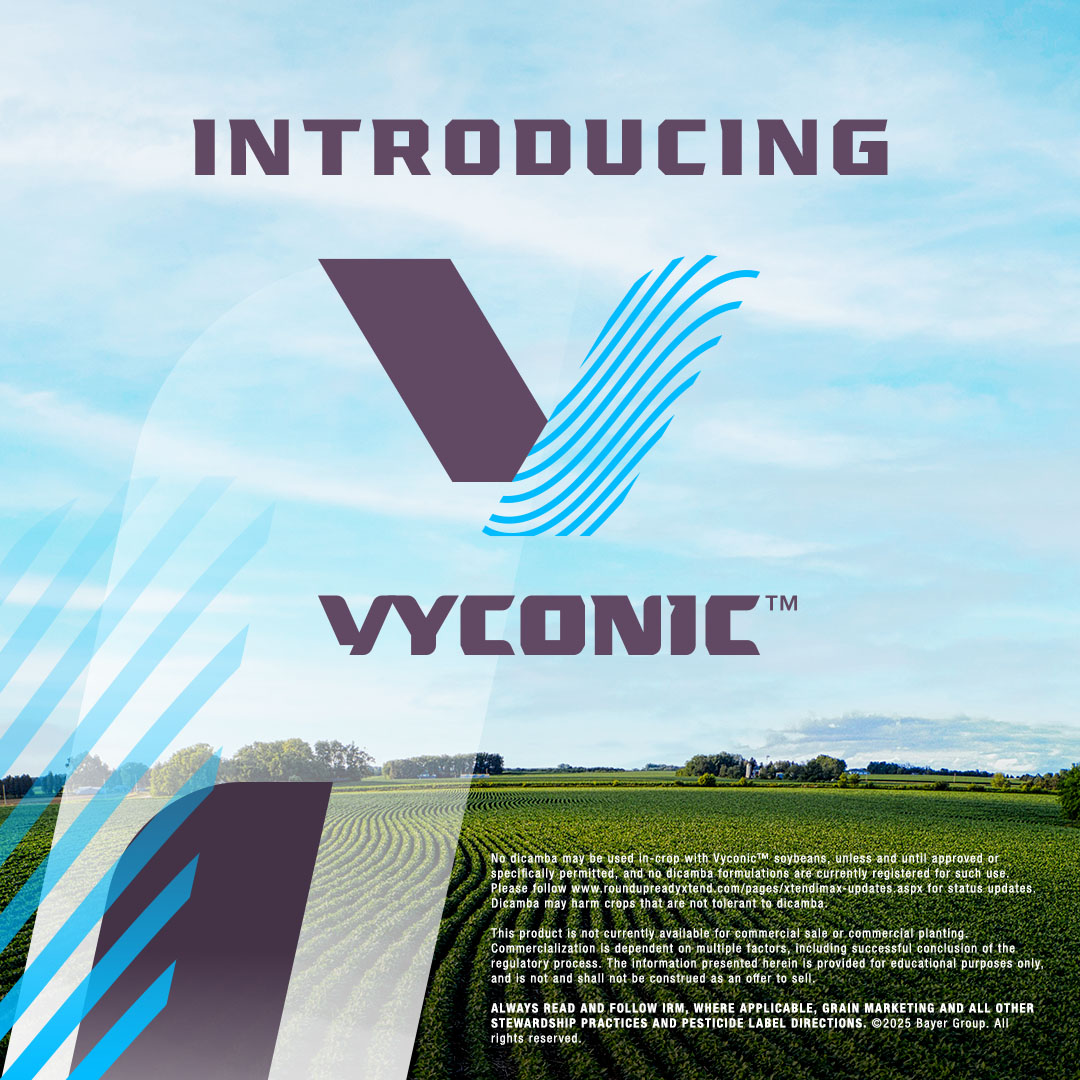 Matt Nelson (@mnelson_isu) on Twitter photo Coming soon to a field near you...
Vyconic Soybeans.
5 herbicide trait tolerances, enabling farmers to build excellent control programs based on their specific needs and preferences.
<a href="/Bayer4CropsUS/">Bayer U.S. 🇺🇸 | Crop Science</a>
cropscience.bayer.us/traits/soybean… Coming soon to a field near you...
Vyconic Soybeans.
5 herbicide trait tolerances, enabling farmers to build excellent control programs based on their specific needs and preferences.
<a href="/Bayer4CropsUS/">Bayer U.S. 🇺🇸 | Crop Science</a>
cropscience.bayer.us/traits/soybean…
