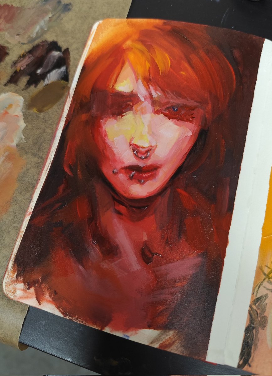 Tobias Frank (@toby_frank) on Twitter photo I haven't painted anything with oil colors in ages. Was fun to pick up my sketchbook again and spend some time off screen....but I feel really rusty.
<a href="/Maorou_K8M/">ζ¨ε±±ζ°ε</a> I haven't painted anything with oil colors in ages. Was fun to pick up my sketchbook again and spend some time off screen....but I feel really rusty.
<a href="/Maorou_K8M/">ζ¨ε±±ζ°ε</a>