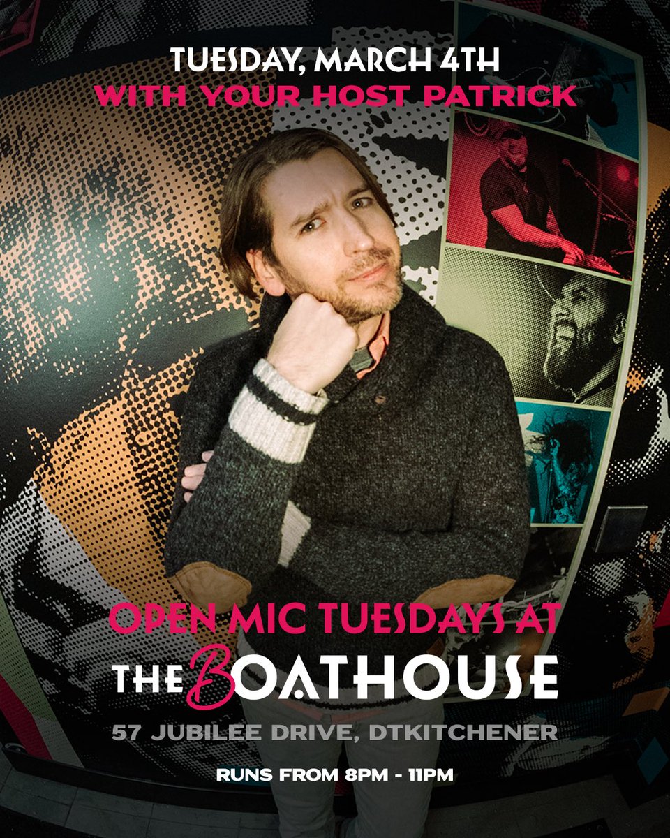 ON TUESDAY WE OPEN MIC! Join your host @whatsheesesaid for another night of open mic live music at The Boathouse. Artists registration starts at 7:30pm. Music @ 8pm. Make a reso at the link below. We’ll see ya there ✌️boathousedtk.com