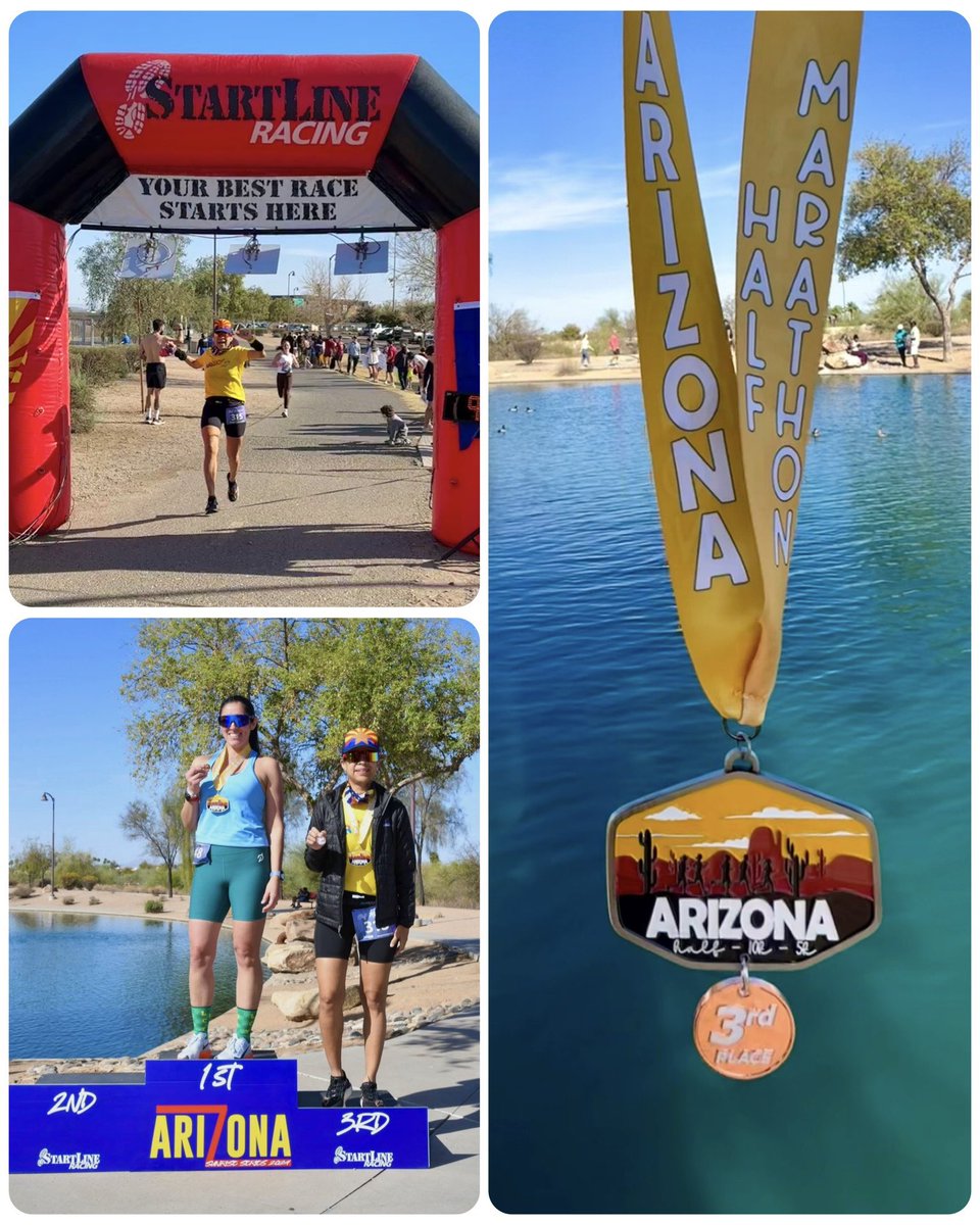 Happy Medal Monday! 🎉 
Arizona Half-Marathon and my 108th half ✅ 
It was a beautiful morning in AZ! 👌🏼☺️
A huge thank you to everyone <a href="/StartLineRacing/">StartLine Racing</a> for another outstanding event! 👏🏼

#MedalMonday #Arizona #ArizonaHalfMarathon #RunAZ #LifeInAZ #MondayMotivation