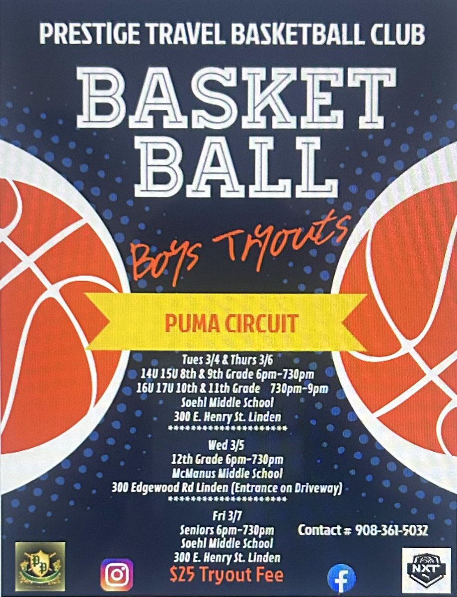 Prestige Basketball Club host Puma Circuit Tryouts be apart of something special