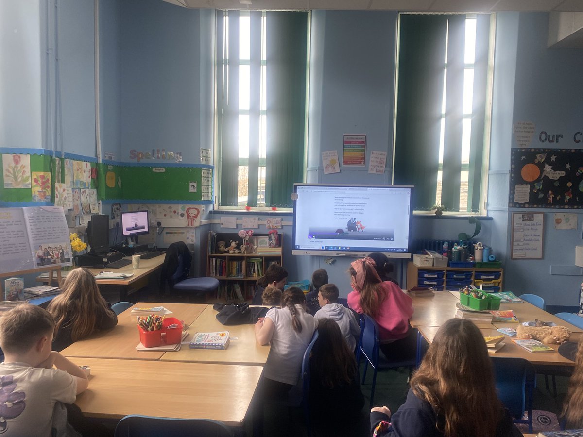 It’s world book week so we are stopping regularly for a quiet read - and are listening to a different fable each day!