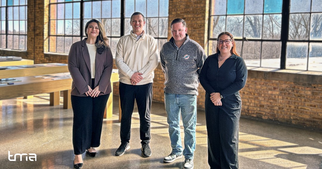 TMAInfo's tweet image. TMA&apos;s Taylor Pace and Cassie Khurana met Anguleris&apos; team in Elgin. Learn more: anguleris.com #TMA #BIMSolutions #ConstructionIndustry