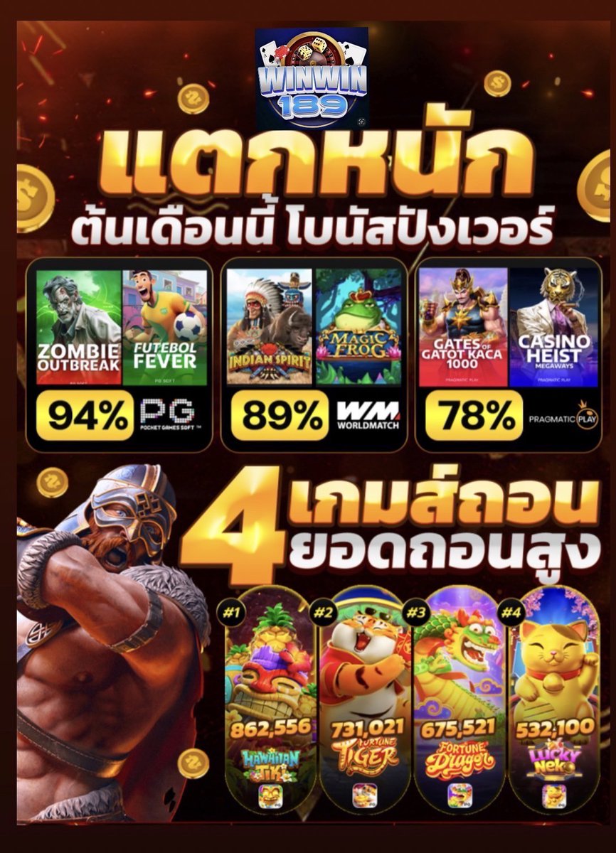 winwin 189👑
🏆แนะนำ เว็บใหม่ มีครบทุกค่ายเกมส์ชั้นนำ
✅ ยูสใหม่เล่นยังไงก็แตก เล่นง่าย จ่ายจิง!!
✅ ฝาก- ถอน ระบบอัตโนมัติ ไม่มีขั้นต่ำ 

🪩สมัคร app.winwin189.ai/aff/14Km
📥แอดมิน 
lin.ee/a8pWrCW
