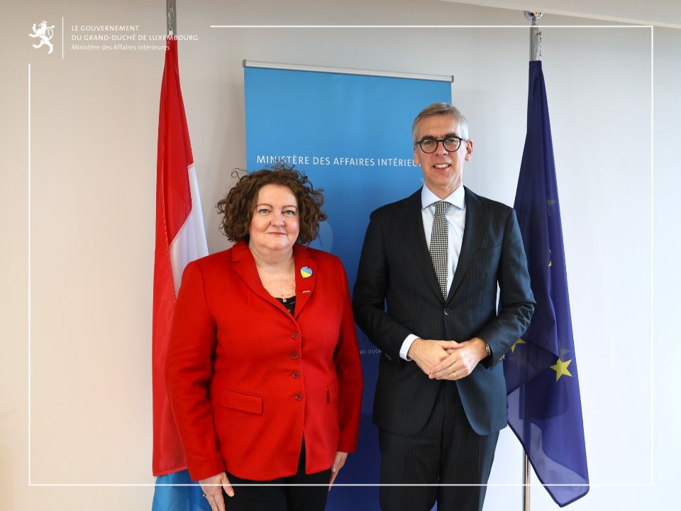 🇱🇺🇬🇧 Today I welcomed Ambassador @FleurThomasFCDO before she moves back to the UK.

Thank you Ambassador Thomas:
👉for your engagement during your 4 year tenure in Luxembourg,
👉in particular in matters related to Home Affairs, especially security and migration.

Best wishes🤝