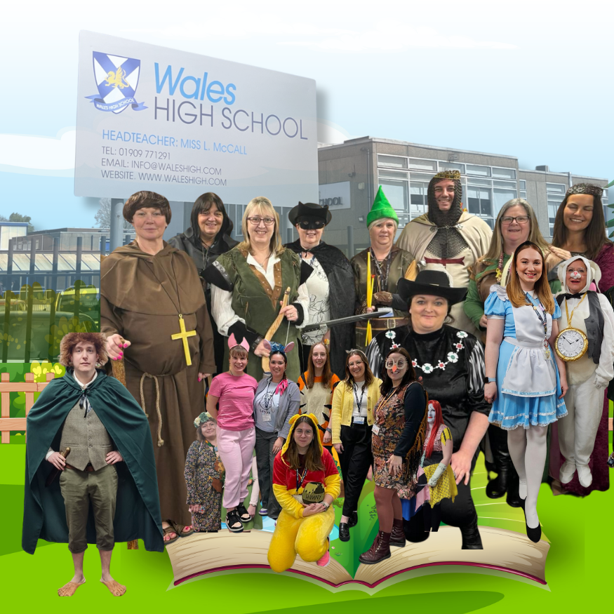 Get ready for an exciting week at <a href="/WalesHigh/">Wales High School</a> 📚

#WorldBookDay &amp; #ReadforGood Week is packed with fun activities:

📚 Staff Fancy Dress Comp + Student Bingo
📖 Classroom Story Raids
☕ StarBooks Café
✍️ Author Workshop with <a href="/keirbirch/">Keir Birch</a> 
+ Lots more!

🔗waleshigh.com/world-book-day…