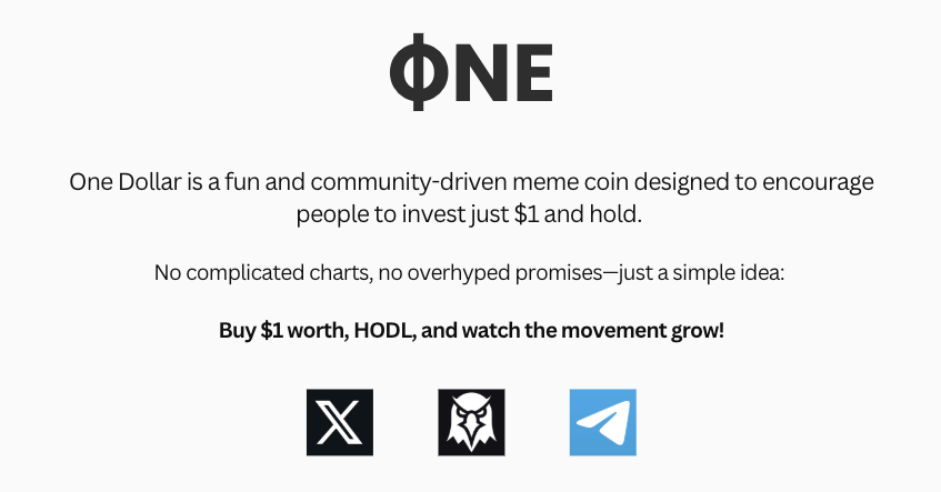 nilanthamaj's tweet photo. @TKralow @rovercrc 1 Dollar.
1 Community.
1 Mission.

Let’s grow $Dollar into something HUGE! Dex: https://t.co/crucB2iqXu https://t.co/lCJKvN0GYK