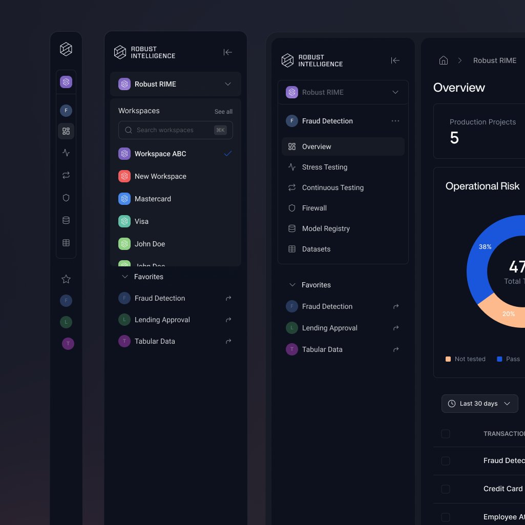 We've introduced Dark Mode on the Robust Intelligence platform for our technical users who prefer a more comfortable viewing experience, especially during late hours. This update helps reduce eye strain and enhances usability in low-light environments.
