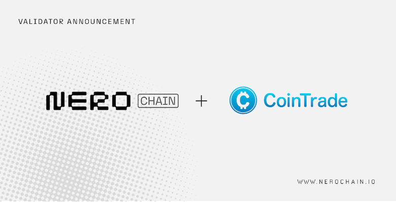 NERO Chain (@nerochain_io) on Twitter photo 🌐 NERO Chain x CoinTrade 🤝
🔷We're excited to announce our next-level collaboration with <a href="/Cointrade_cc/">コイントレード/CoinTrade</a> !
🔷This partnership boosts NERO Chain’s decentralization and security, with CoinTrade joining as a validator to ensure rock-solid network performance and integrity. 🌐 NERO Chain x CoinTrade 🤝
🔷We're excited to announce our next-level collaboration with <a href="/Cointrade_cc/">コイントレード/CoinTrade</a> !
🔷This partnership boosts NERO Chain’s decentralization and security, with CoinTrade joining as a validator to ensure rock-solid network performance and integrity.