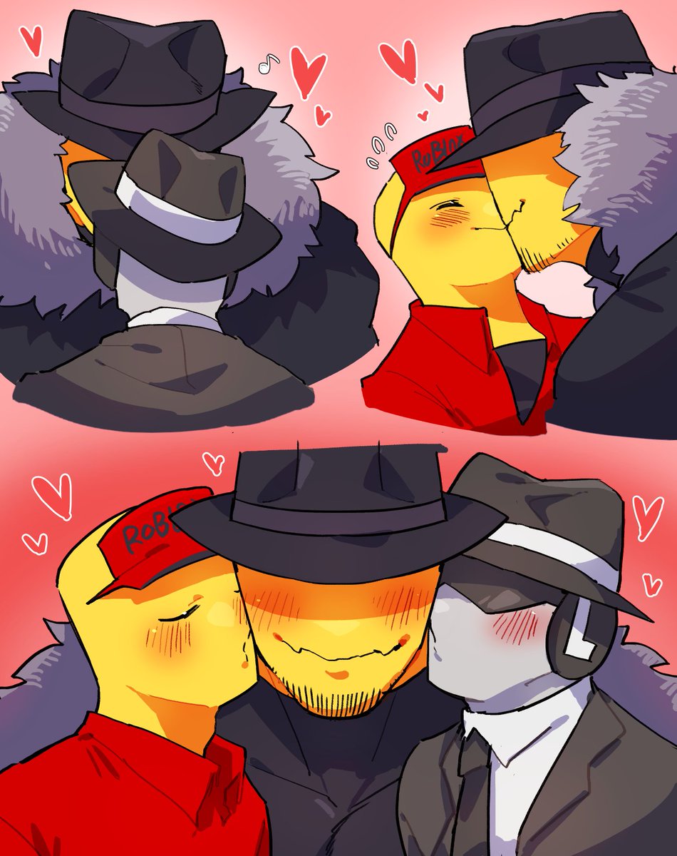 atuyu_tubuyaki's tweet photo. #doublefedora #pizzadebt 
okay I love both please don't hurt me https://t.co/QEQzl6RBHe