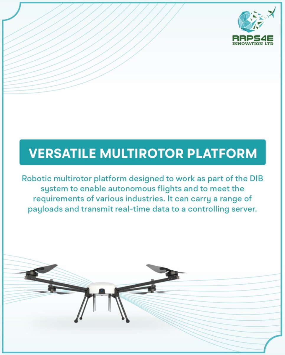 RRPS4E's tweet image. Unlock the power of advanced aerial robotics! This cutting-edge multirotor drone is built for precision, efficiency, and adaptability across industries.
#Droneinabox
#AerialTech #NextGenDrones #SmartInnovation #RRPS4E #Defensetech