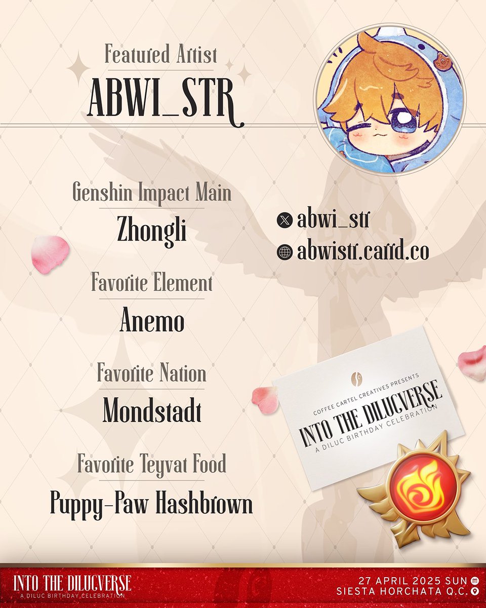 coffeecartelcr8's tweet photo. One look at Abwi’s chibi, they’ll make you feel giddy as if you just ate the sweetest strawberry! 🍓 Jumping in the C3 wagon for the first time to spread the cutest Dilucs is @abwi_str! ✨ #DilucverseCSE https://t.co/TtbTgkAgwh